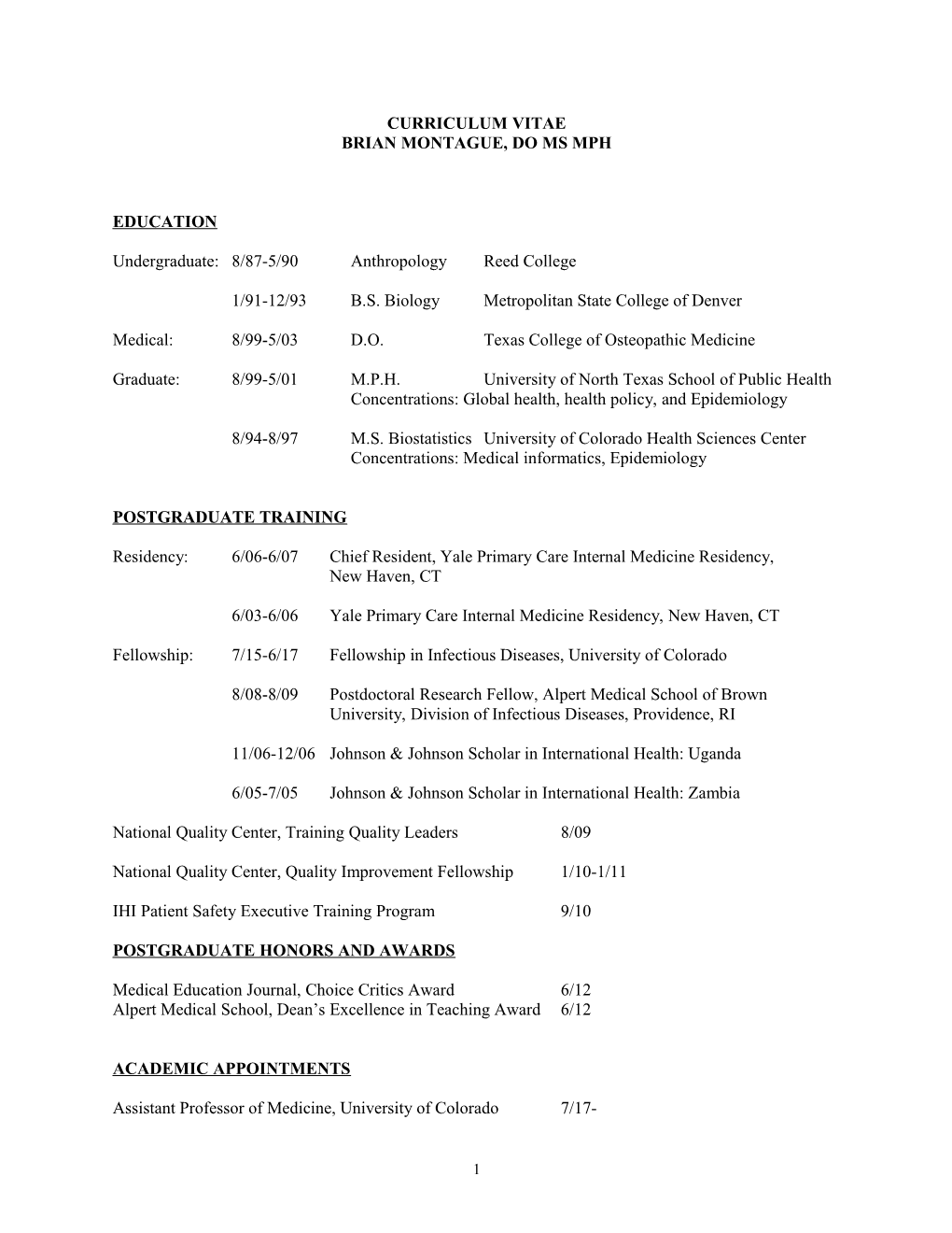 Curriculum Vitae s272