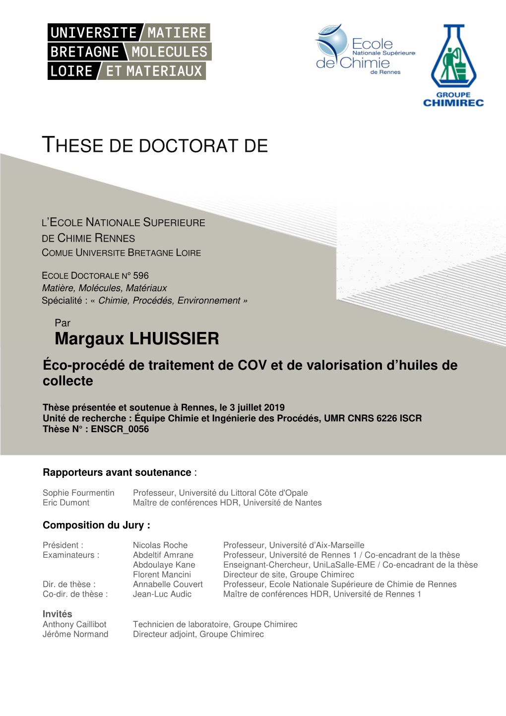 These De Doctorat De