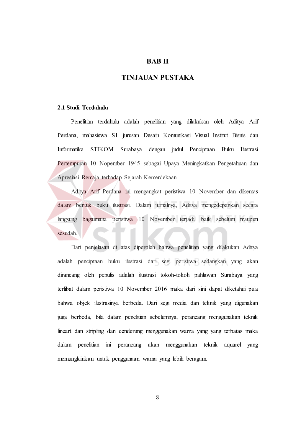 Bab Ii Tinjauan Pustaka