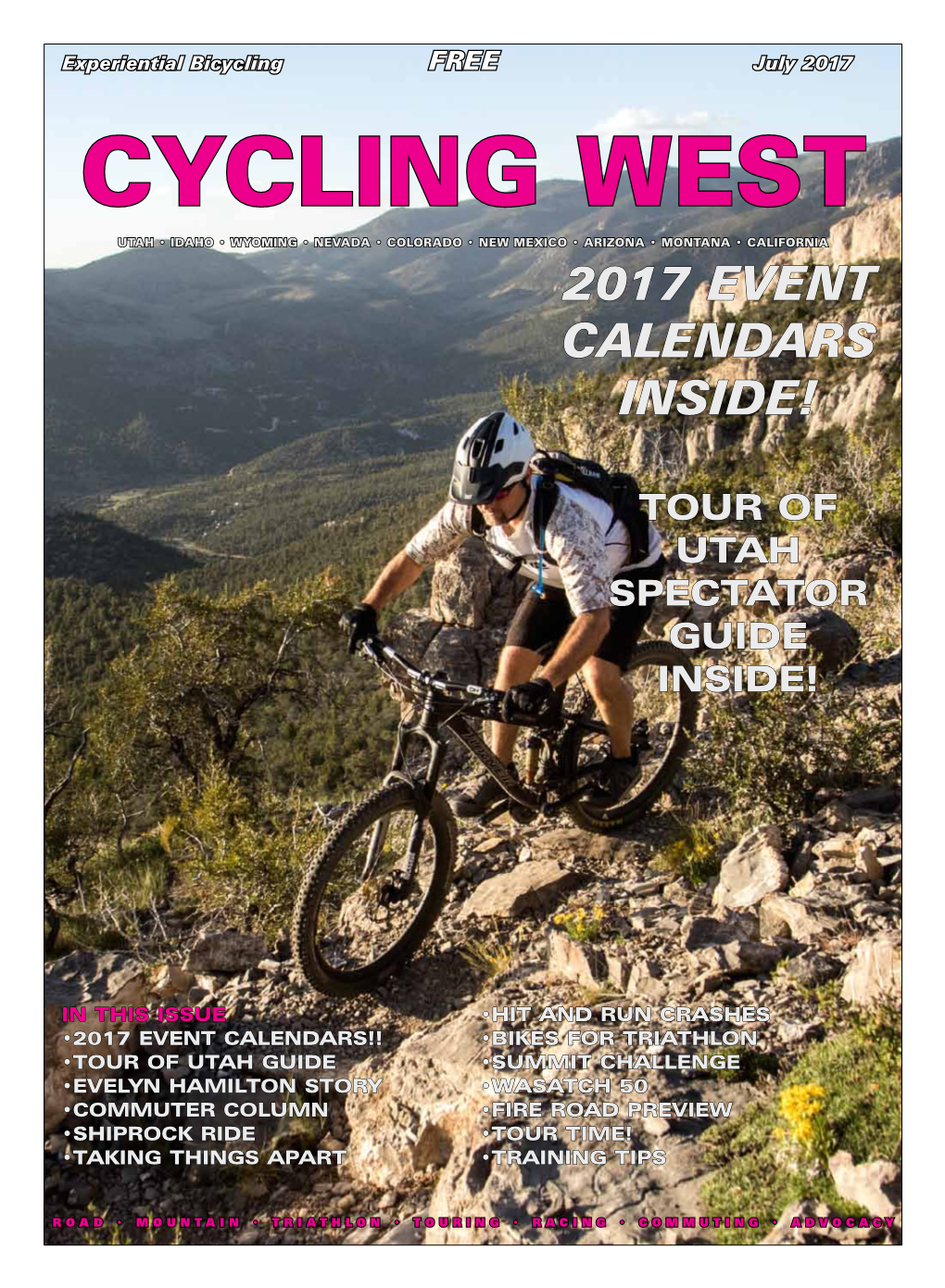 Cycling Utah and Cycling West Magazine Winter 2016-2017 Issue
