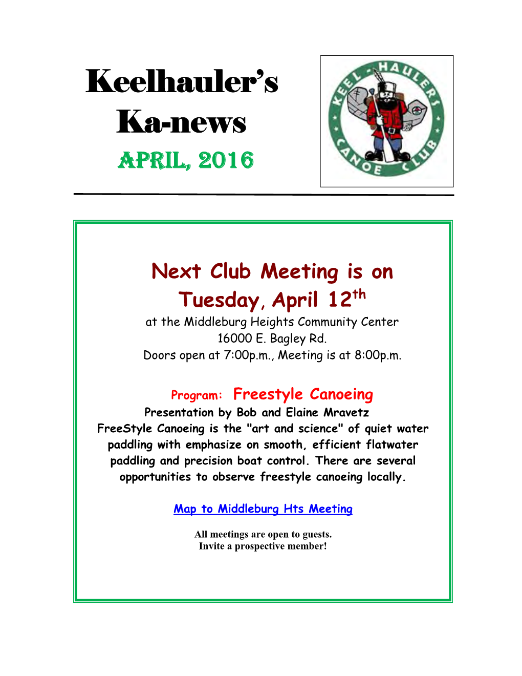 Oct. 14 Meeting