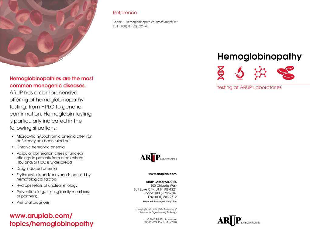 Hemoglobinopathy