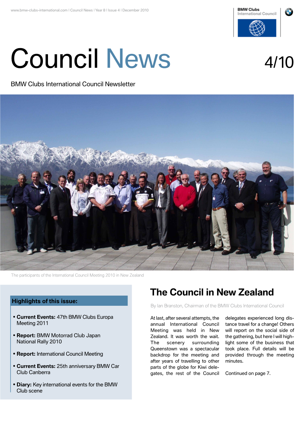 Council News | Year 8 | Issue 4 | December 2010