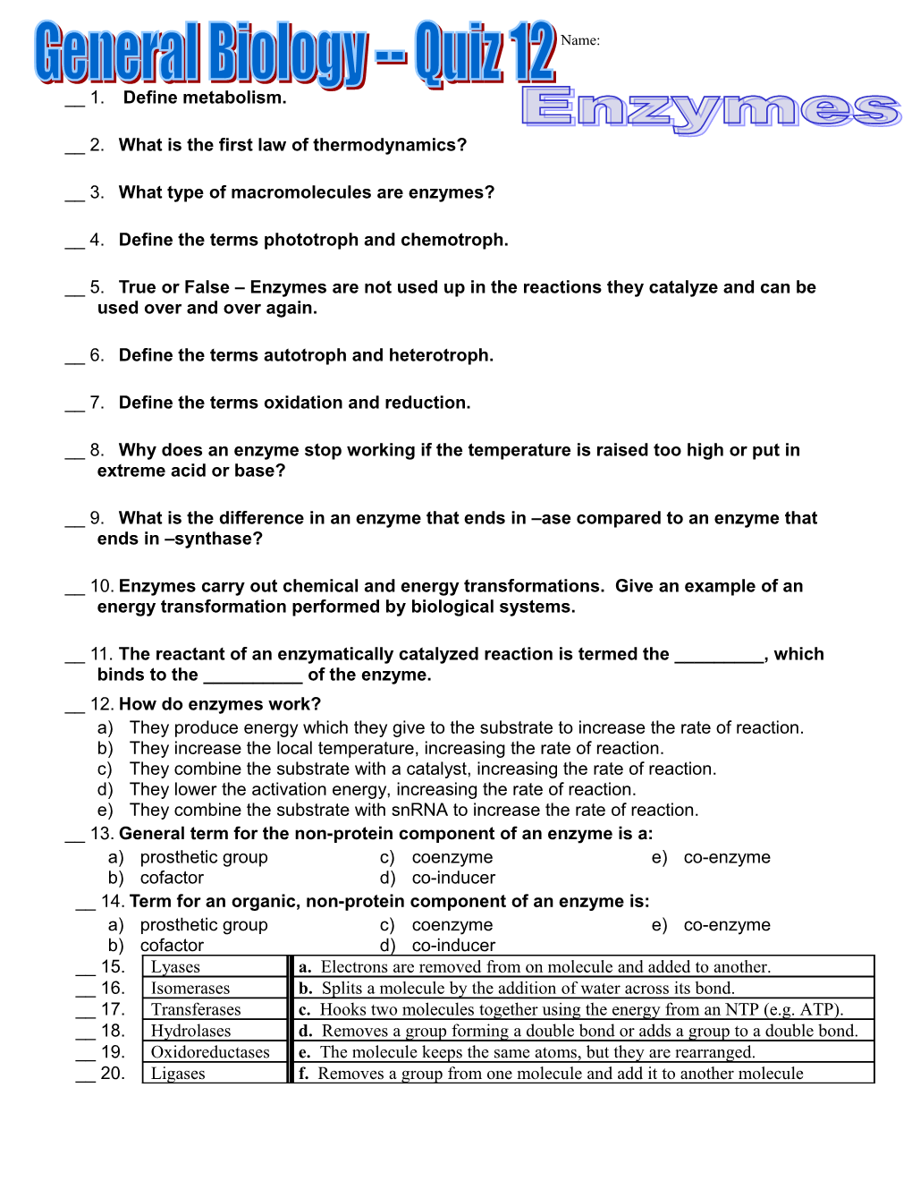 __ 2. What Is the First Law of Thermodynamics?