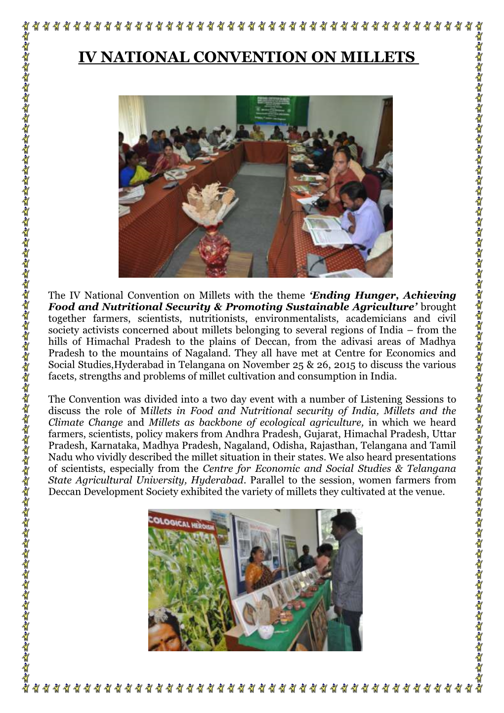 Iv National Convention on Millets