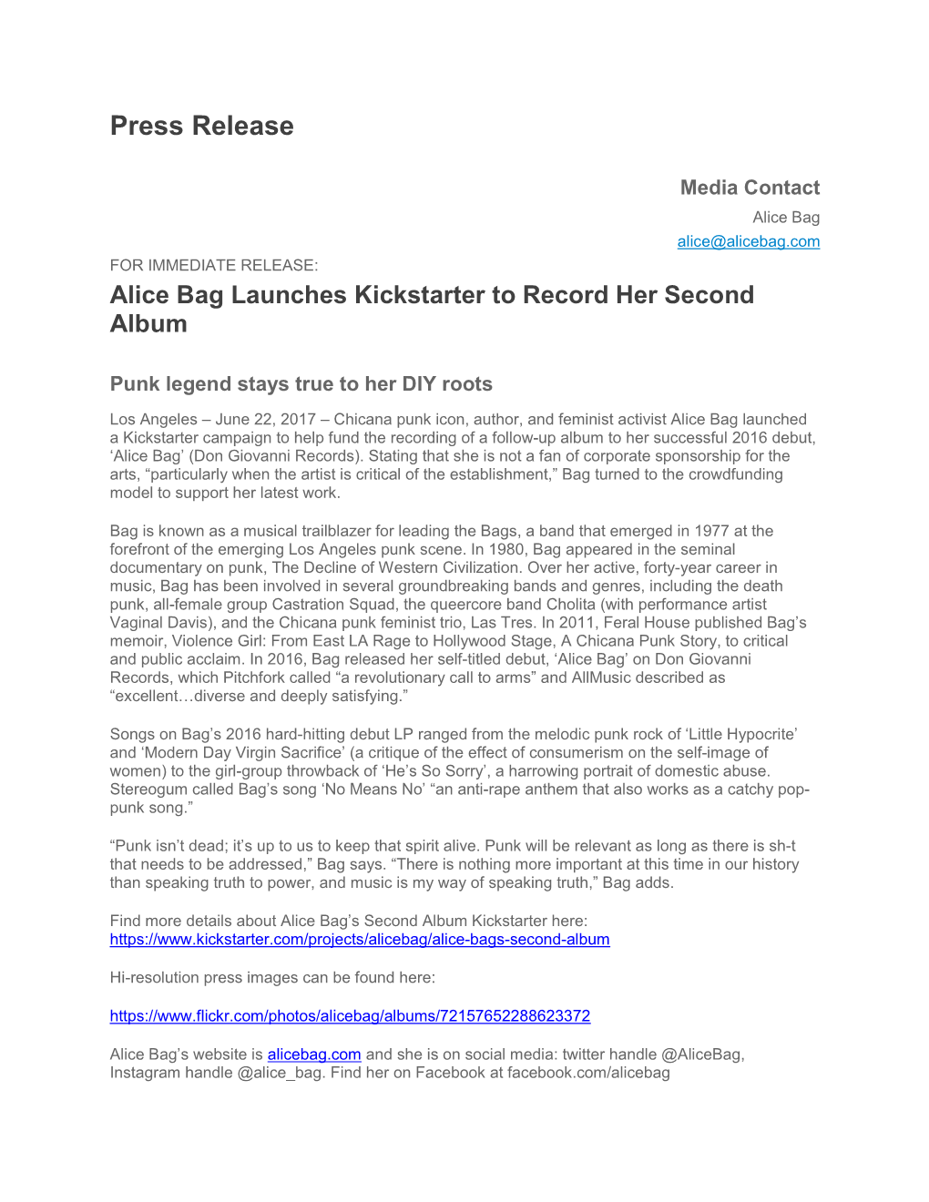 Press Release