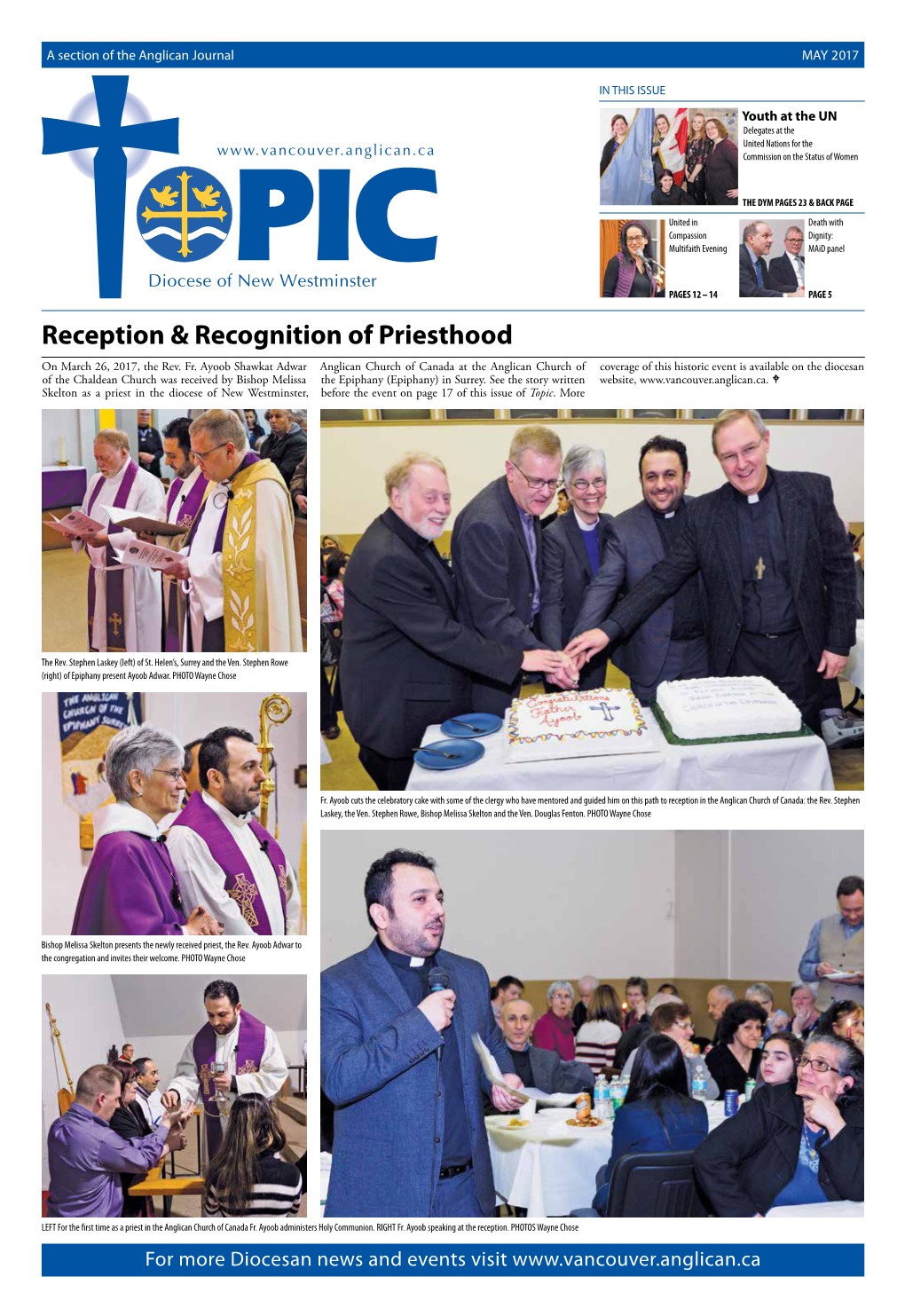 Reception & Recognition of Priesthood