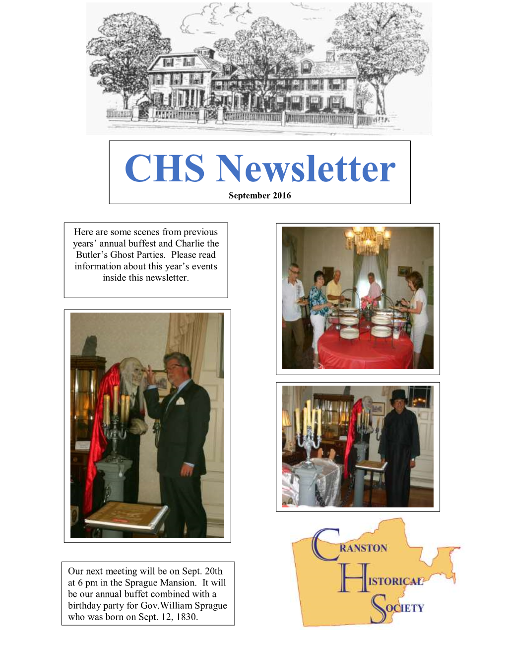 Sep 2016 Newsletter