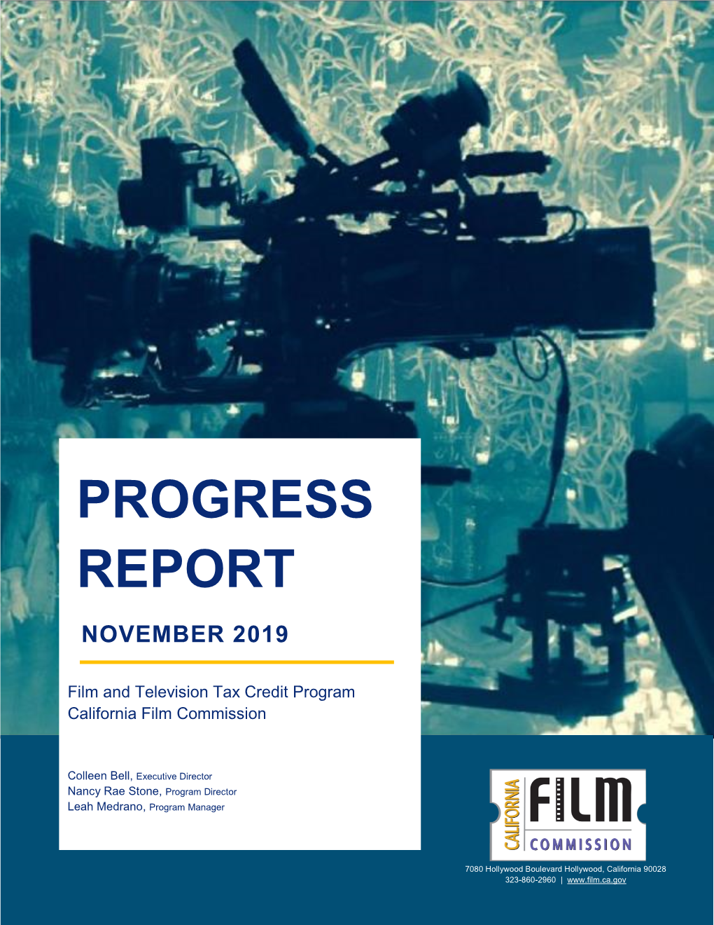 CA Tax Credit Progress Report 2019