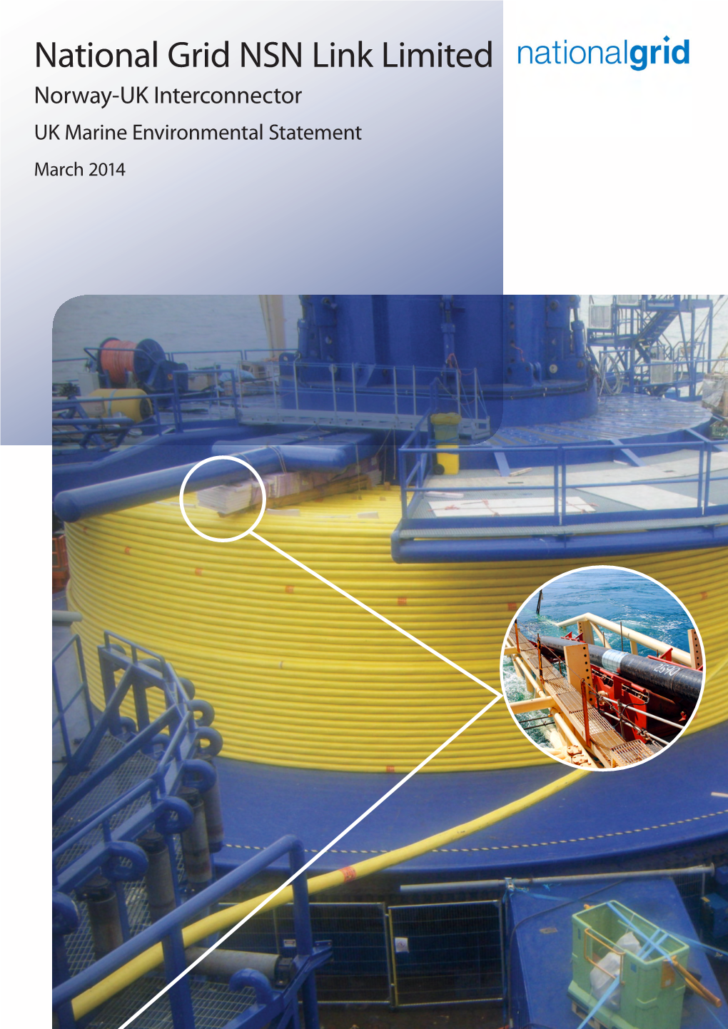 Marine Environmental Statement March 2014 TABLE of CONTENTS