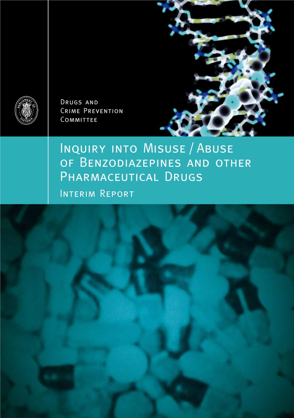 Interim Report for Inquiry Into Misuse/Abuse of Benzodiazepines