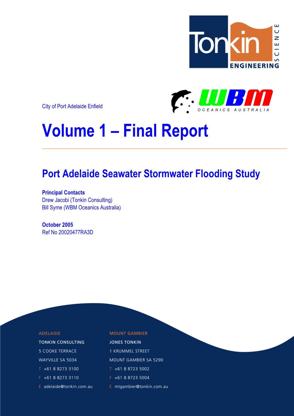 Port Adelaide Seawater Stormwater Flooding Study