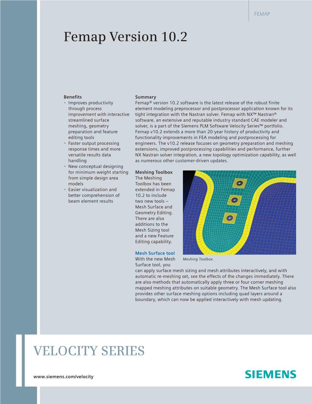 Femap Version 10.2 Fact Sheet