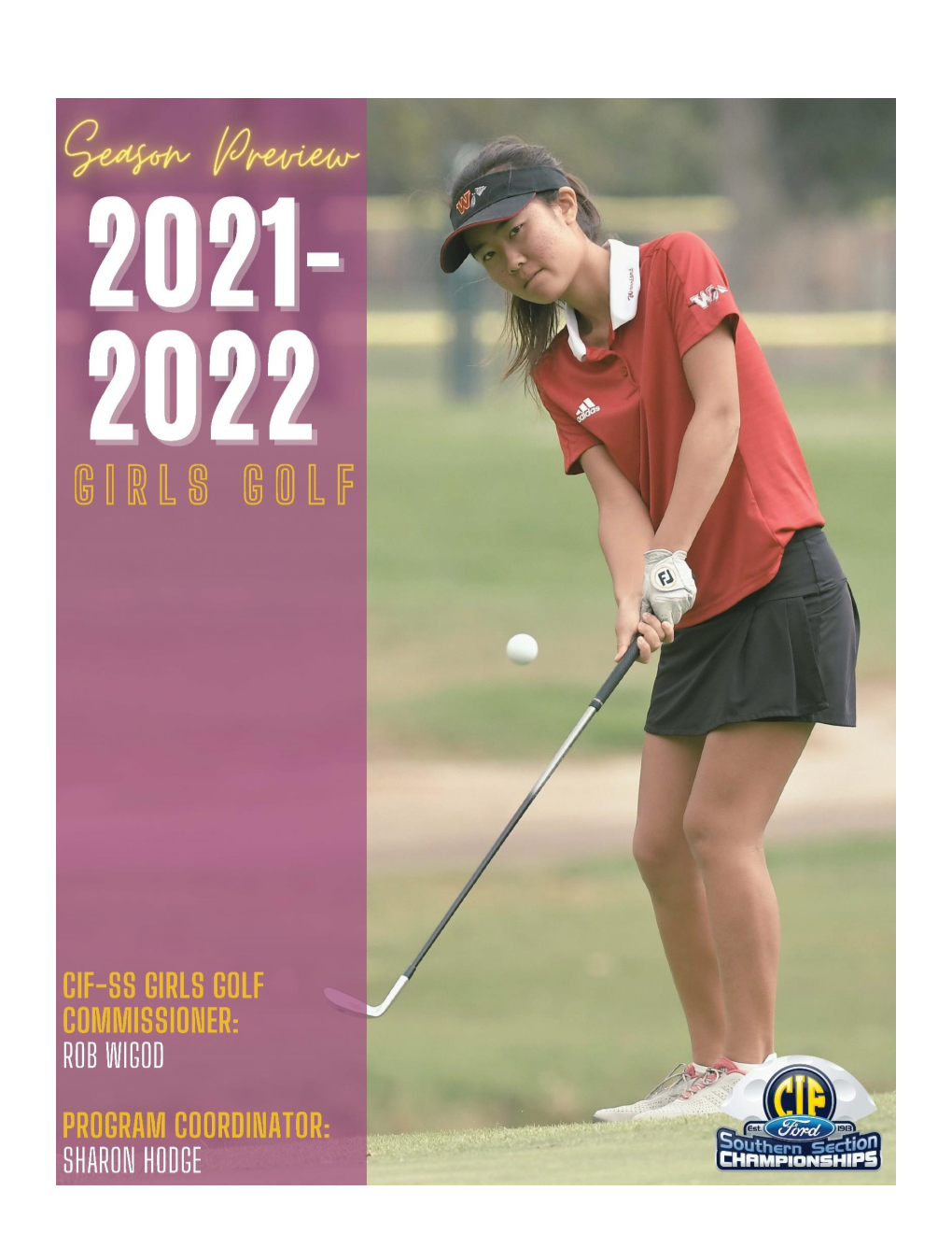 CIF Southern Section 2021 - 2022 Golf Advisory Committee