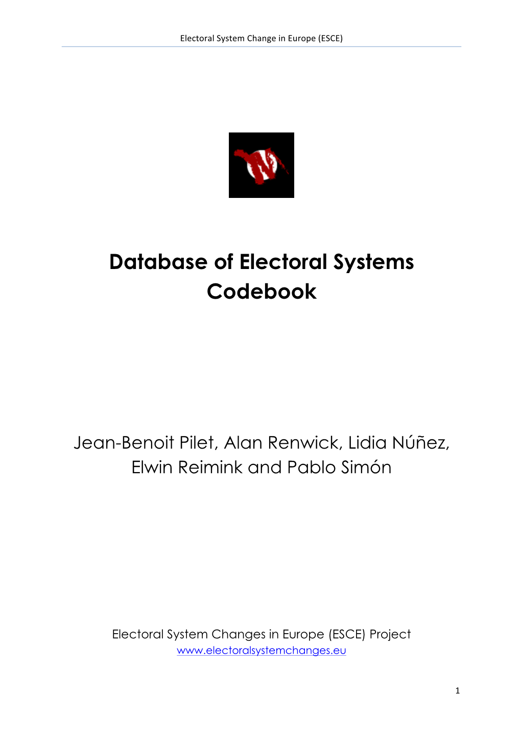 Database of Electoral Systems Codebook