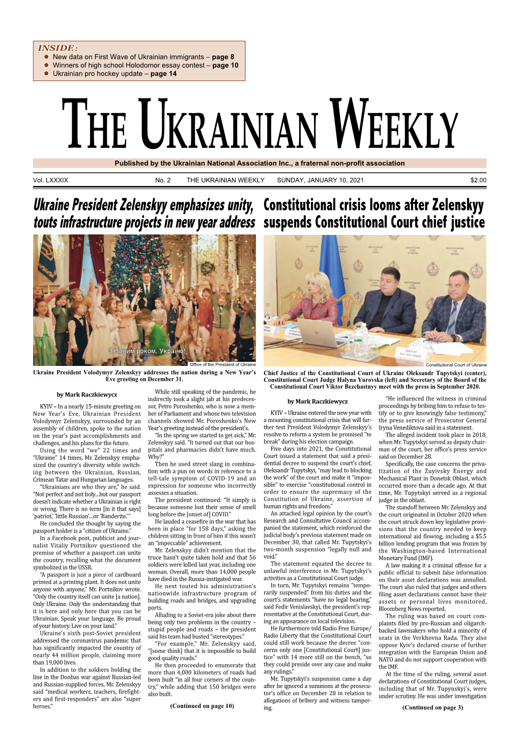 The Ukrainian Weekly, 2021