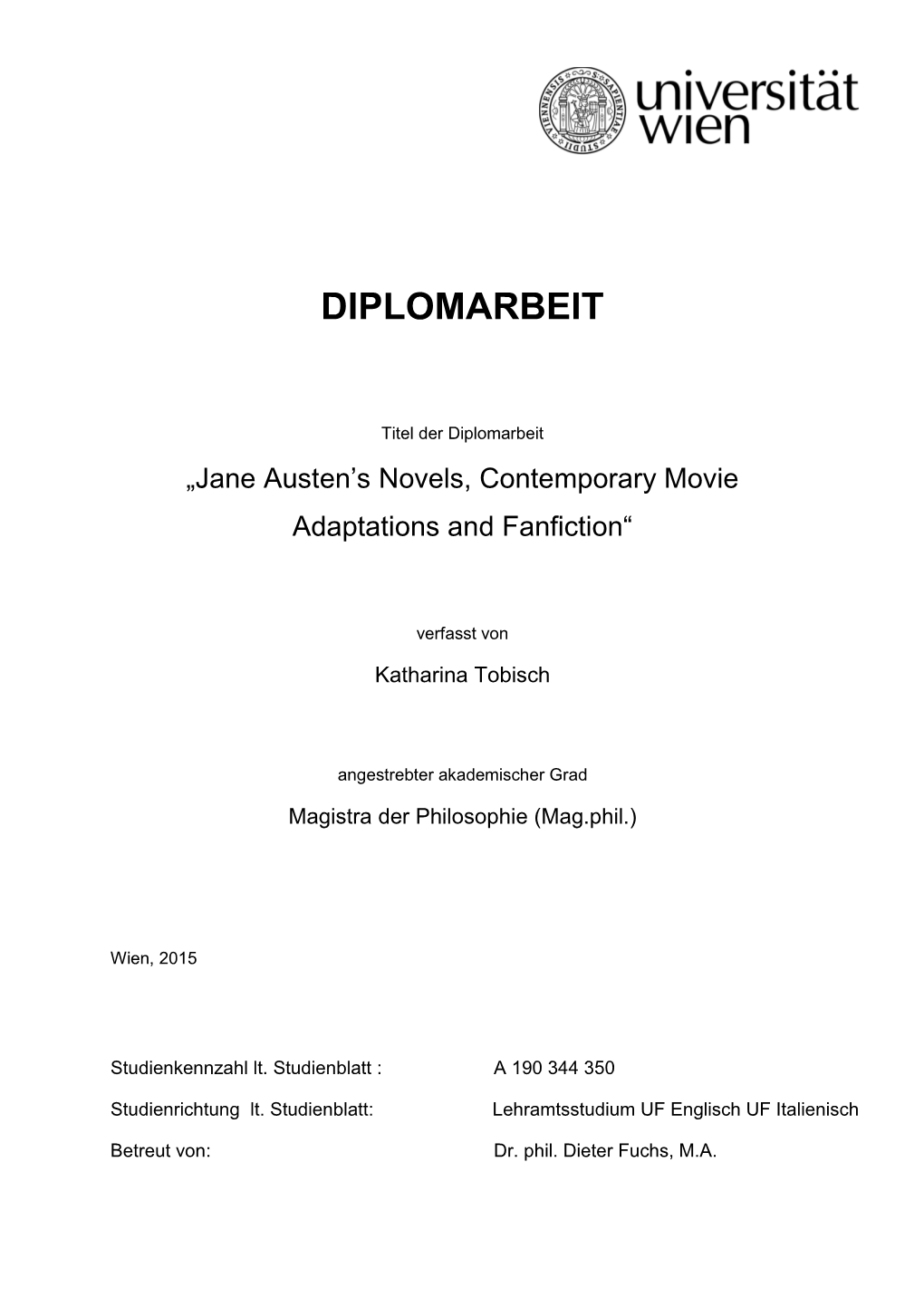 Diplomarbeit