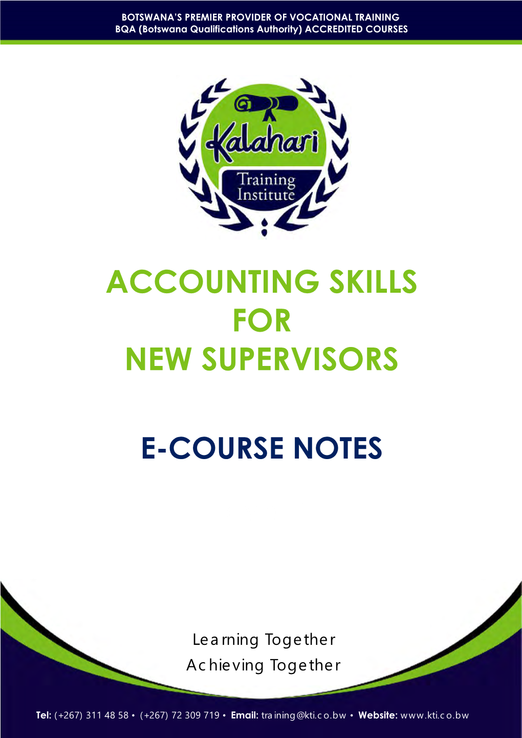 Accounting Skills for New Supervisors