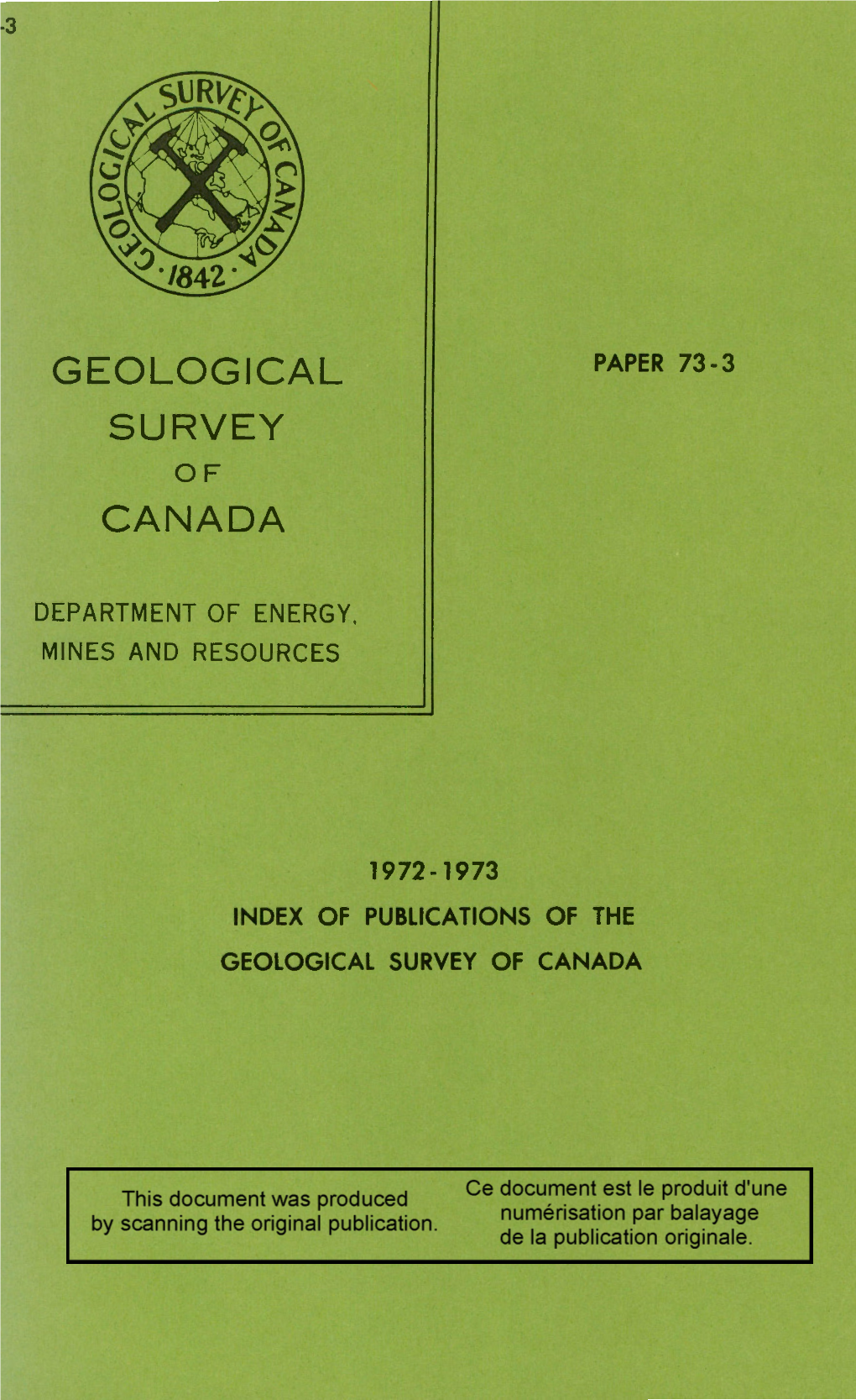 Geological Survey Canada