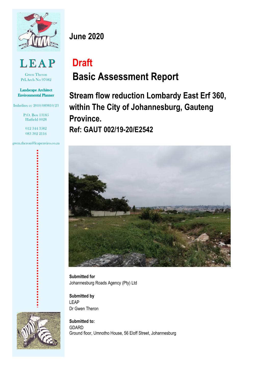 June 2020 Draft Basic Assessment Report Stream Flow