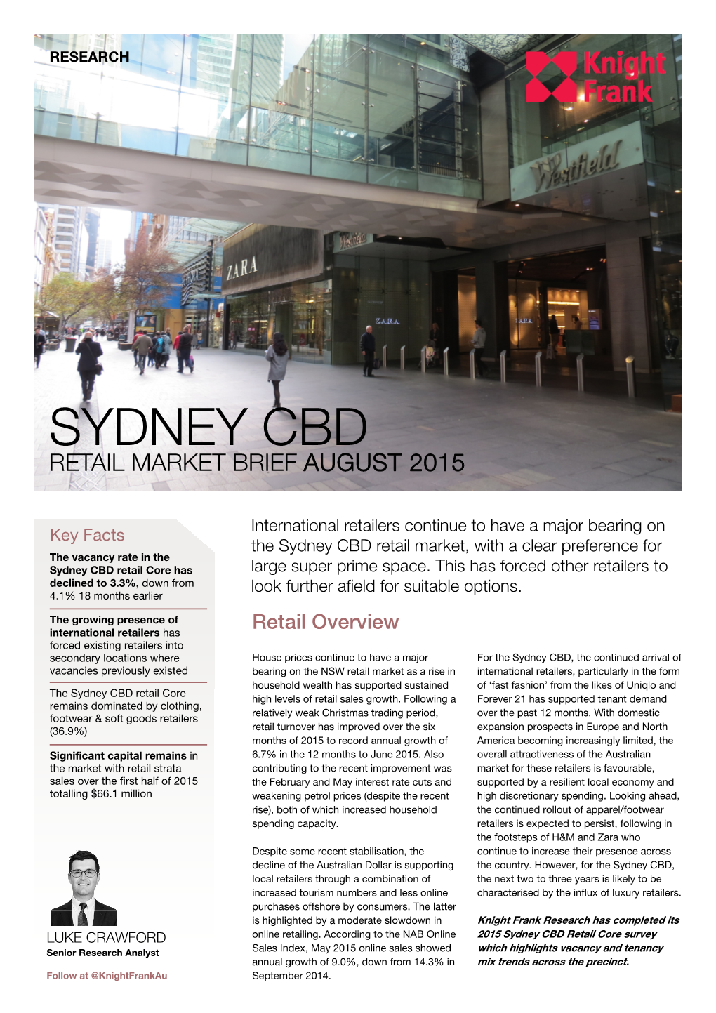 Sydney Cbd Retail Market Brief August 2015