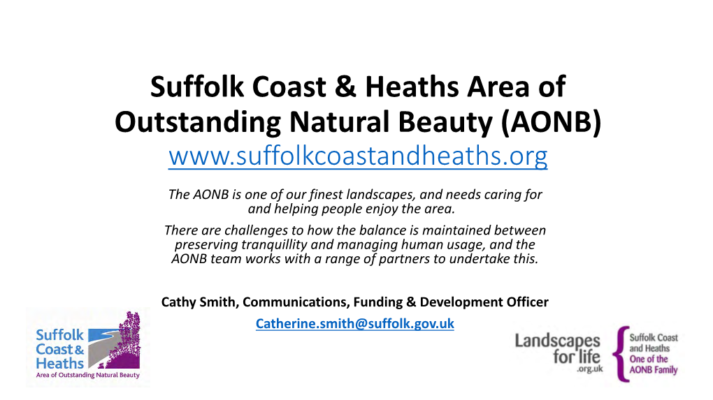 Suffolk Coast and Heaths Area of Outstanding Natural Beauty (AONB