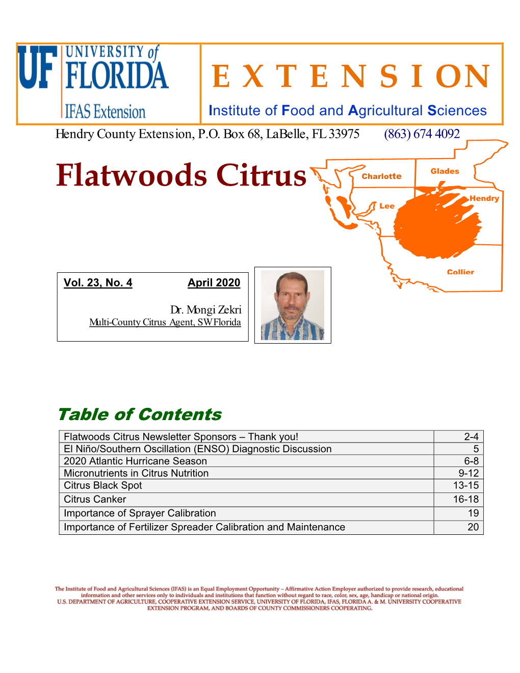 E X T E N S I on Flatwoods Citrus