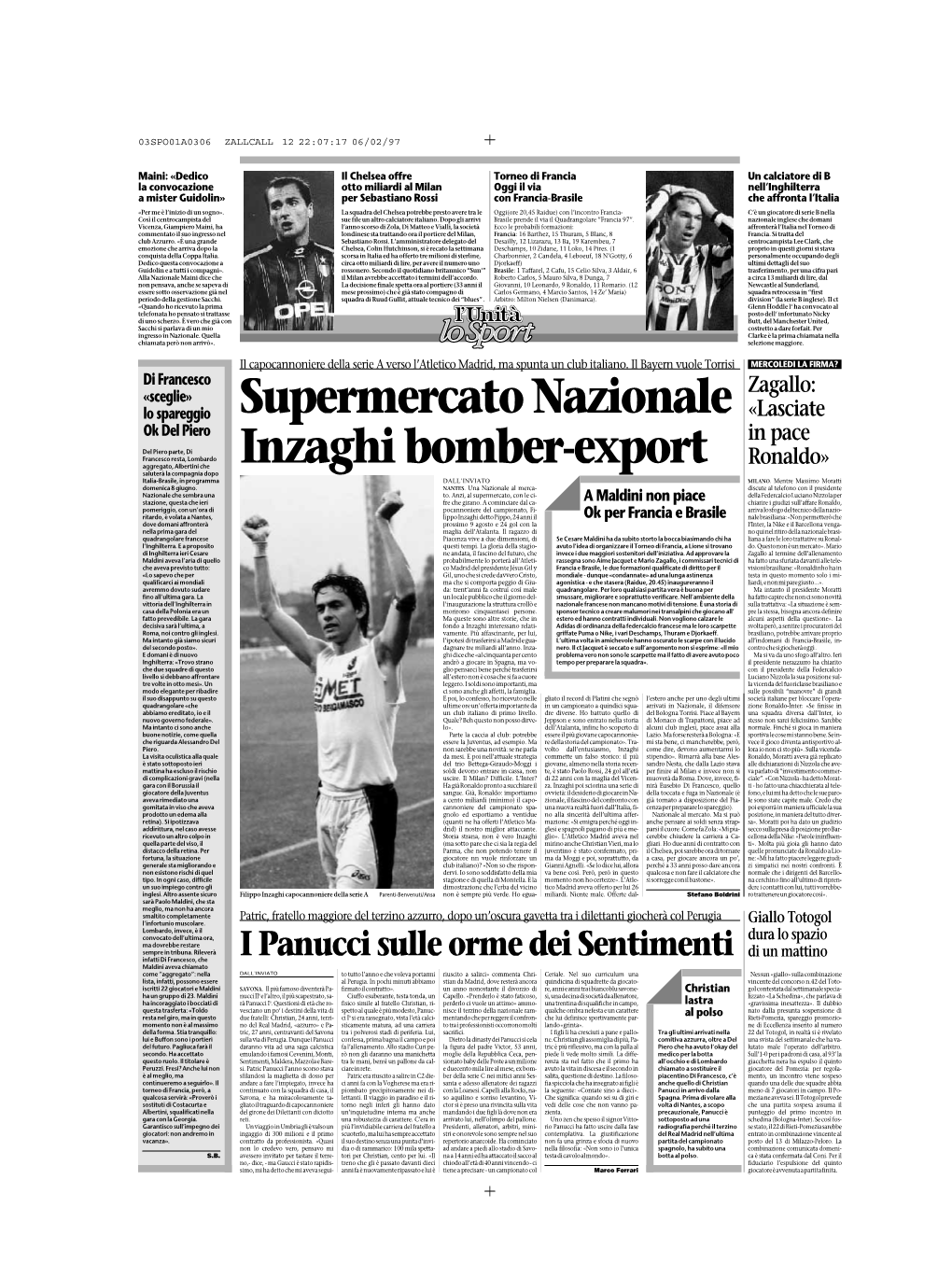 Supermercato Nazionale Inzaghi Bomber-Export