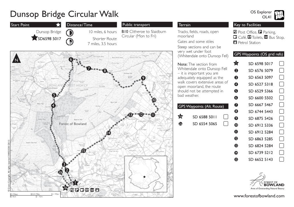 Dunsop Bridge Circular Walk