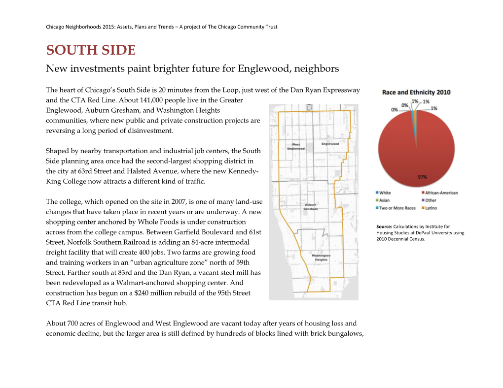 SOUTH SIDE New Investments Paint Brighter Future for Englewood, Neighbors