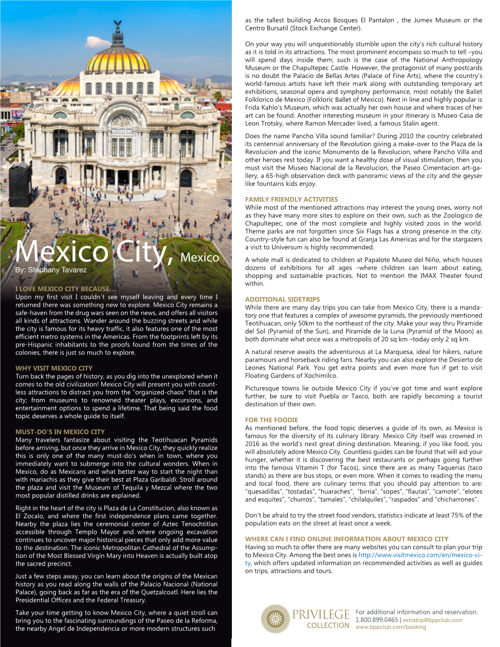 Mexico City-City Travel Guide