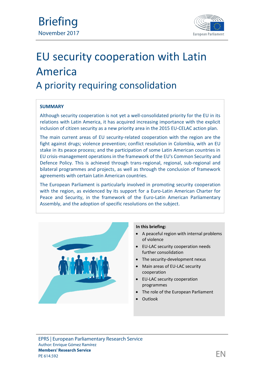 Security Cooperation with Latin America a Priority Requiring Consolidation