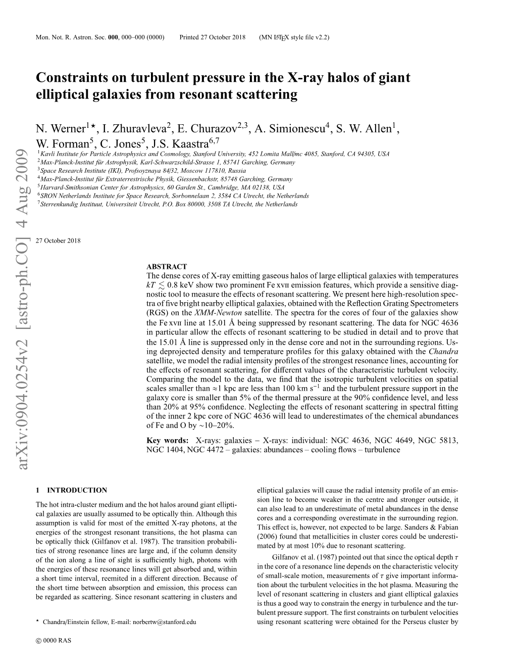 Constraints on Turbulent Pressure in the X-Ray Halos of Giant Elliptical Galaxies 3