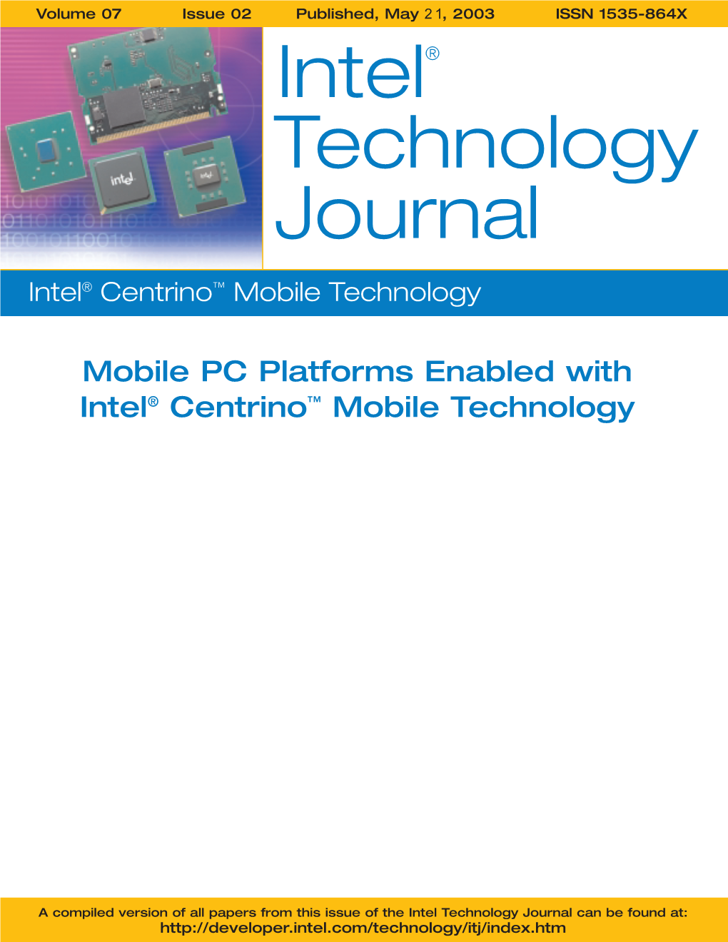 Intel® Technology Journal