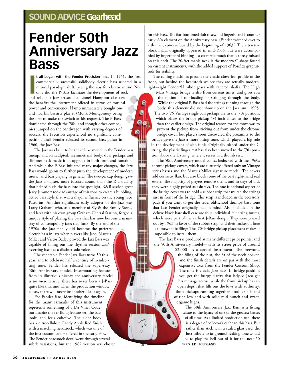 Fender 50Th Anniversary Jazz Bass