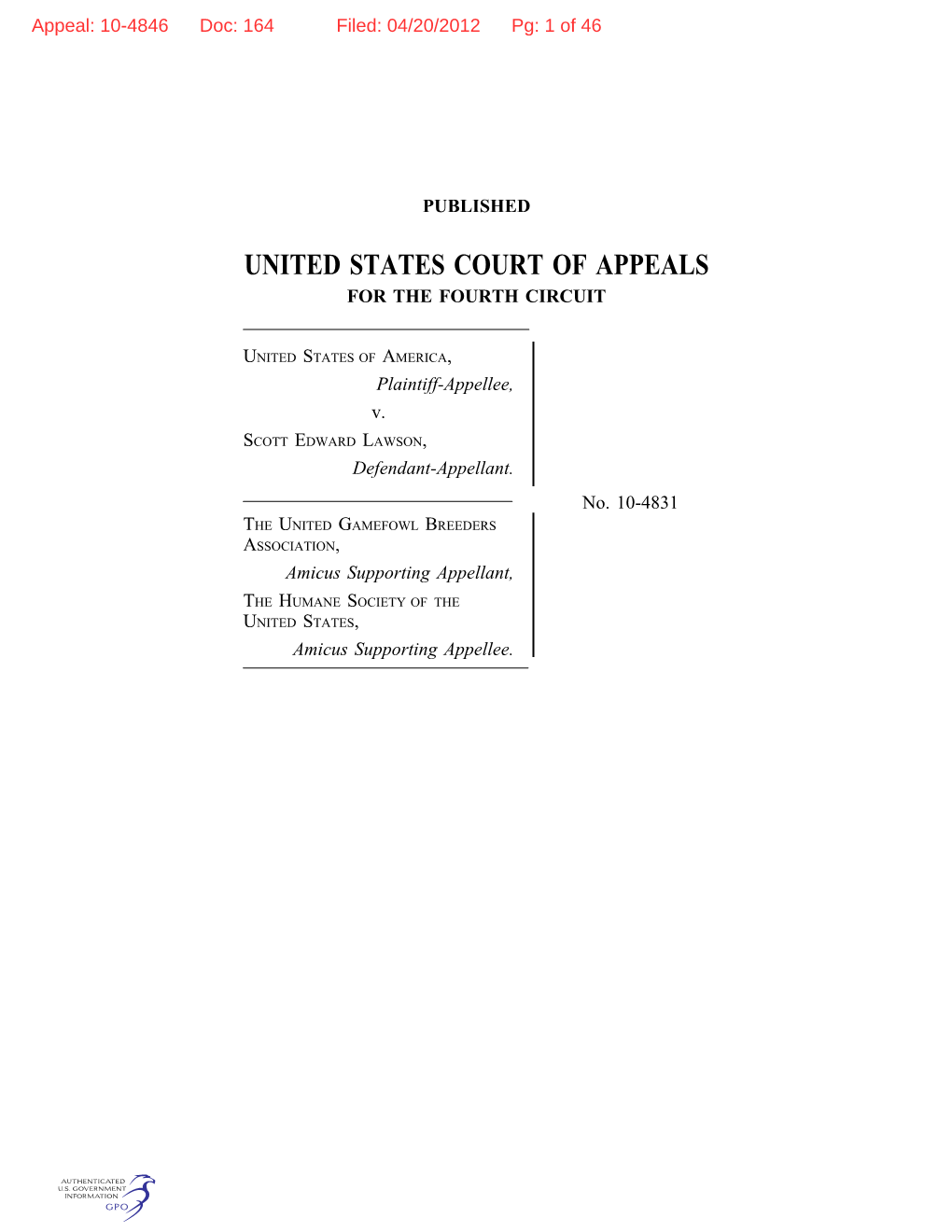 United States Court of Appeals for the Fourth Circuit