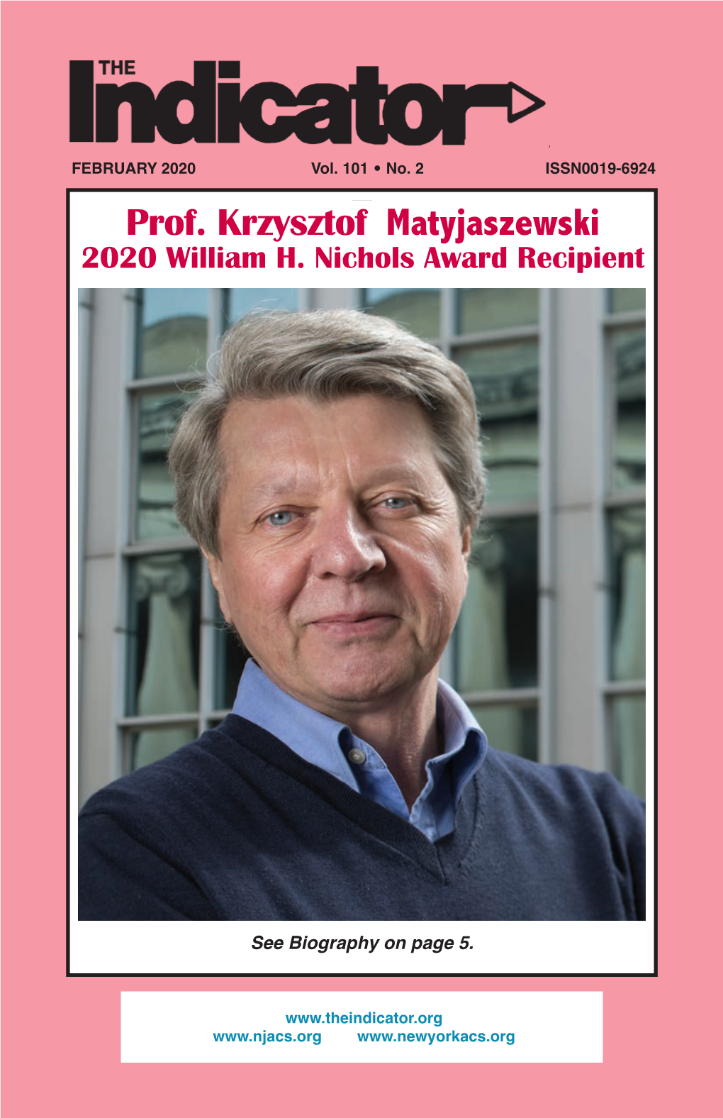 Prof. Krzysztof Matyjaszewski 2020 William H