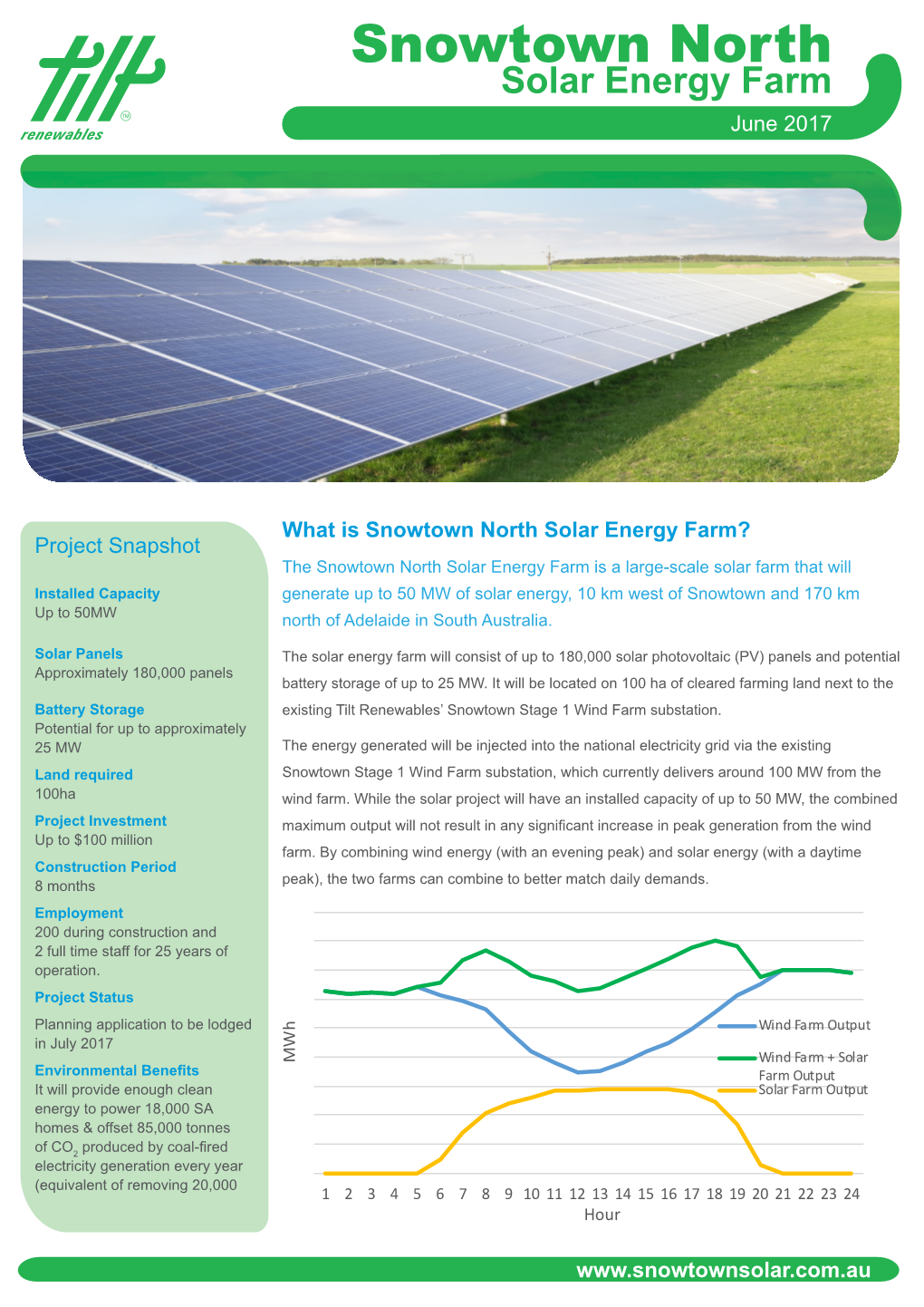 Snowtown North Solar Energy Farm June 2017