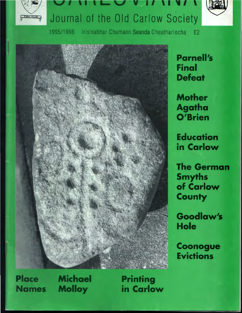 Journal of the Old Carlow Society 1