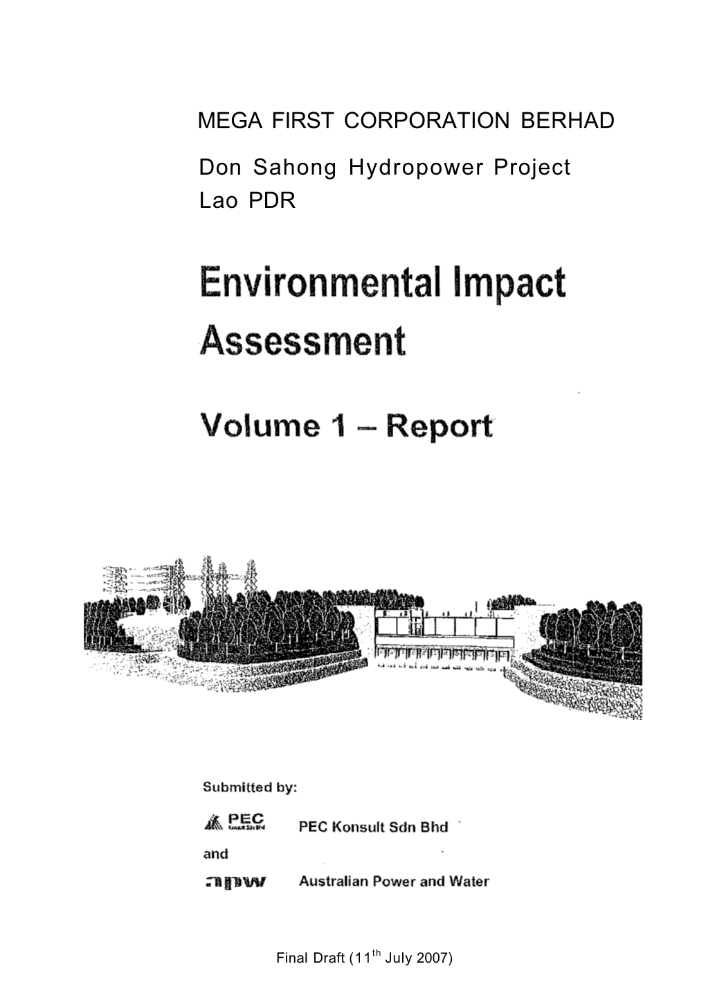 Don Sahong Hydropower Project Lao PDR