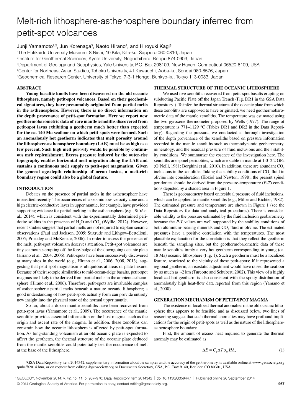 Melt-Rich Lithosphere-Asthenosphere Boundary Inferred from Petit-Spot