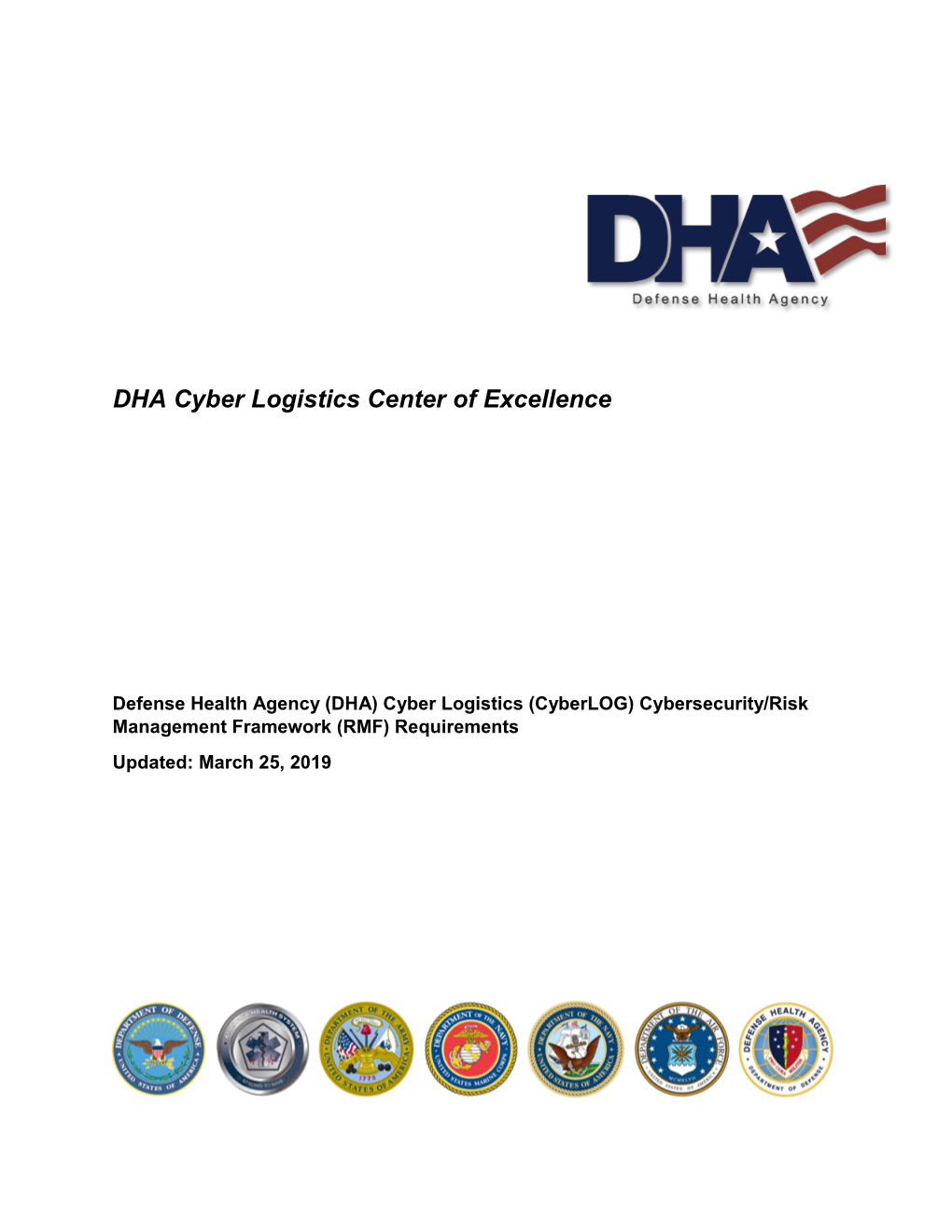 DHA Cyber Logistics Center of Excellence