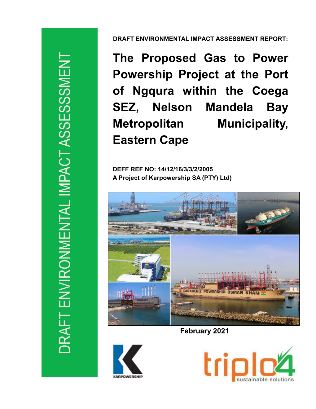 Gas to Power- Port of Ngqura- Draft EIA Report 2021.Pdf