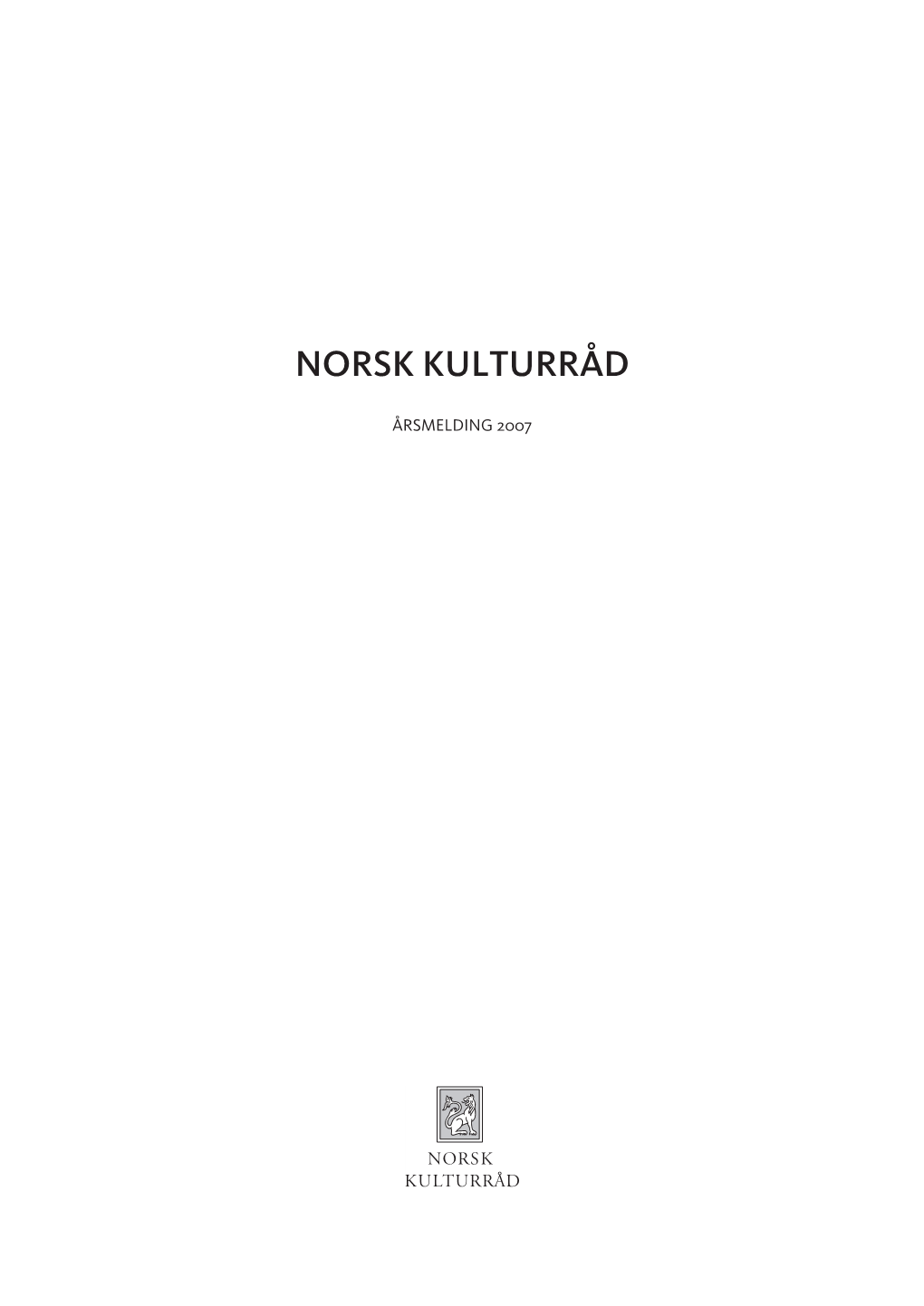 Norsk Kulturråd