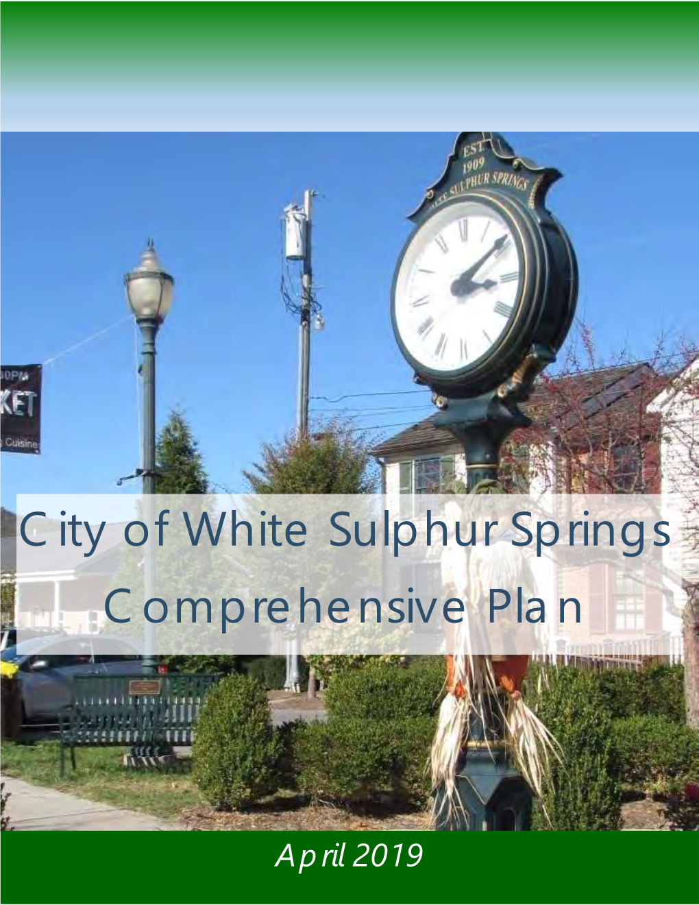 City of White Sulphur Springs Comprehensive Plan