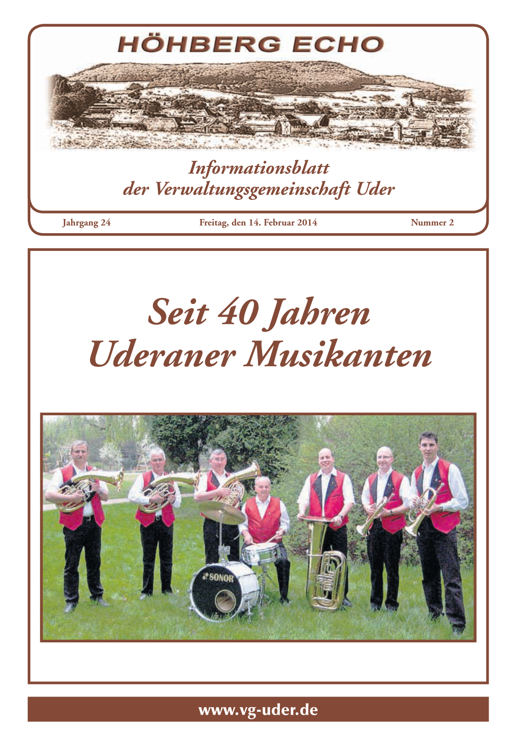 Seit 40 Jahren Uderaner Musikanten