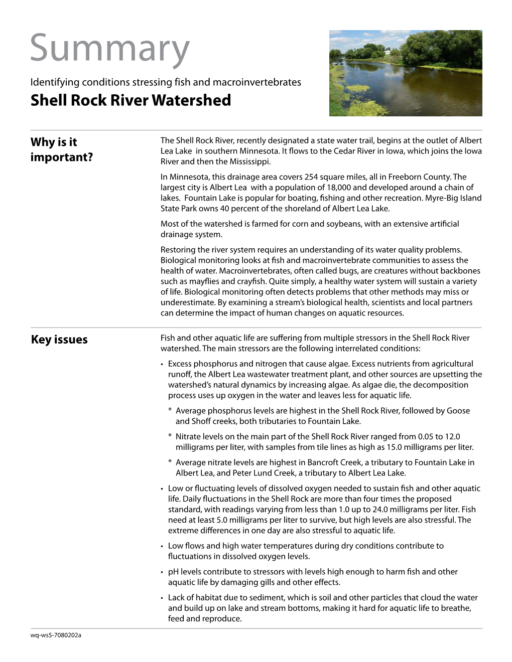 Shell Rock River Watershed