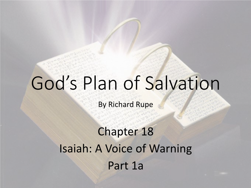 God's Plan of Salvation