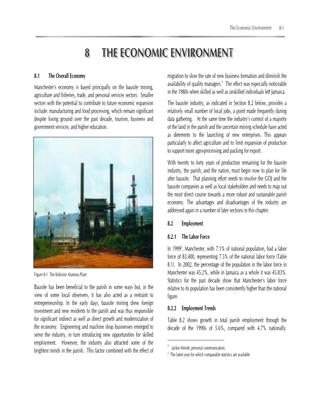 The Economic Environment 8-1