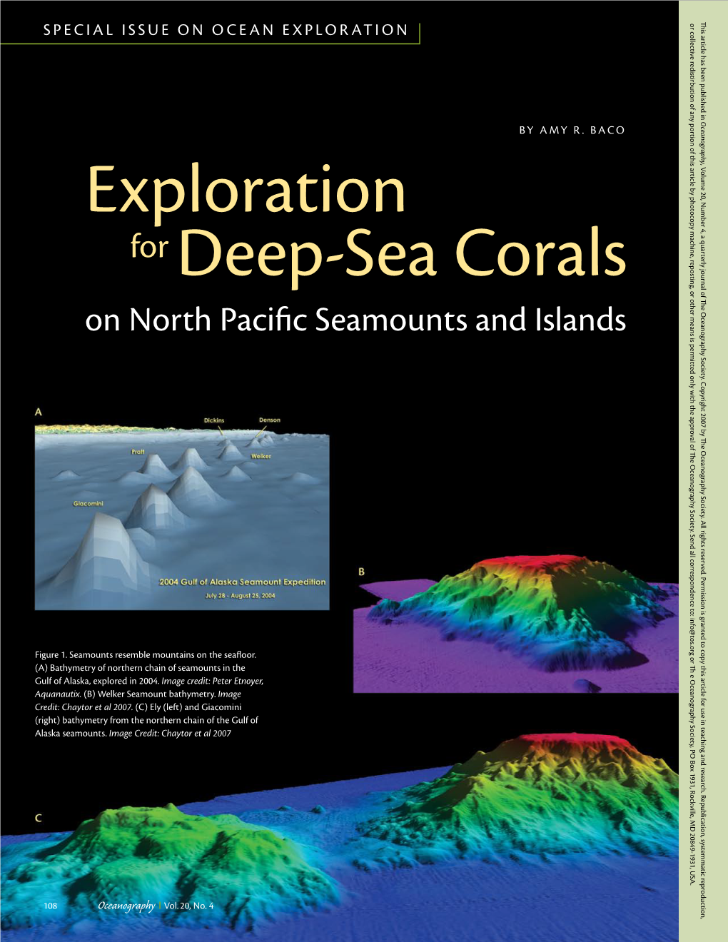 Exploration for Deep-Sea Corals